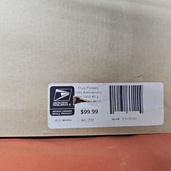 Elvis Presley’s 2006 Stamps Framed #1 Hits 50th Anniversary USPS 22'' x 18'' - Picture 3 of 11